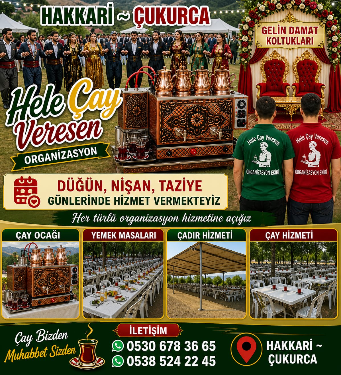 HELE ÇAY VERESEN DÜĞÜN ORGANİZASYONU HAKKARİ